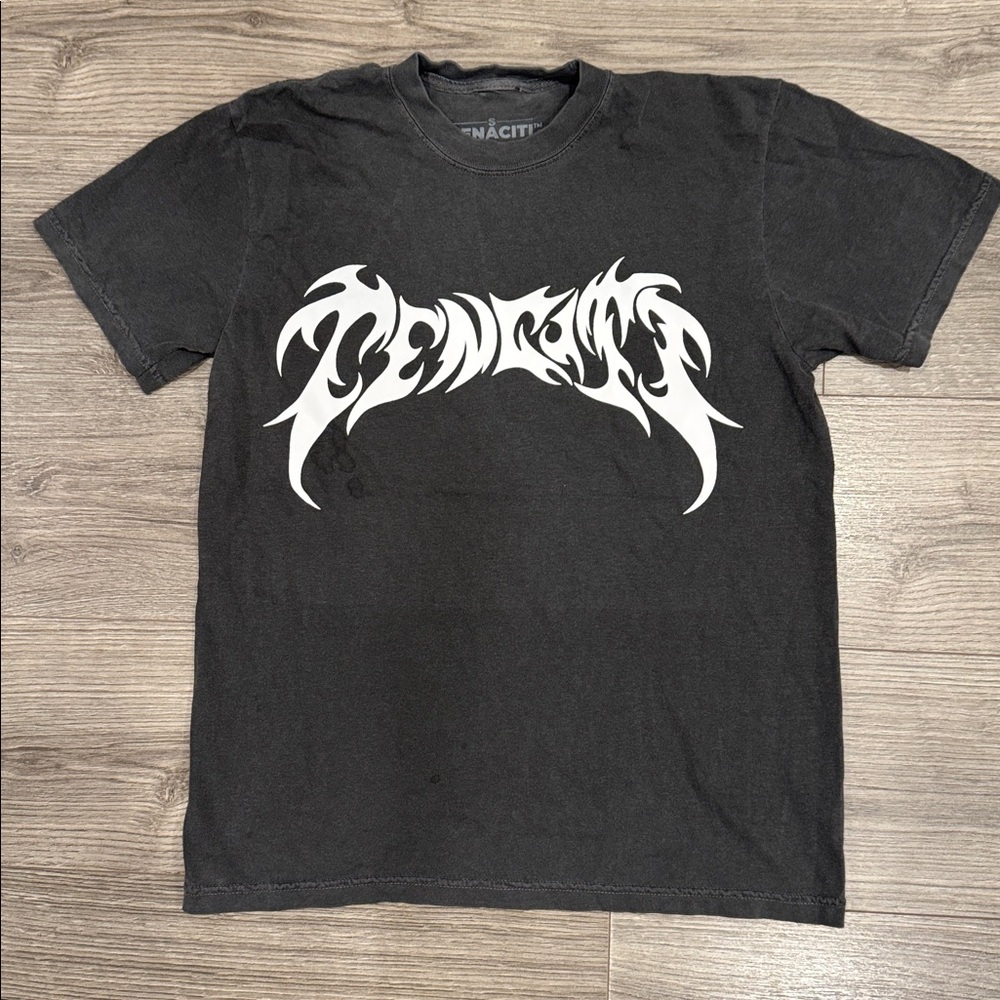 Tenaciti Studios Distressed Washed Logo Tee Men’s Size Small